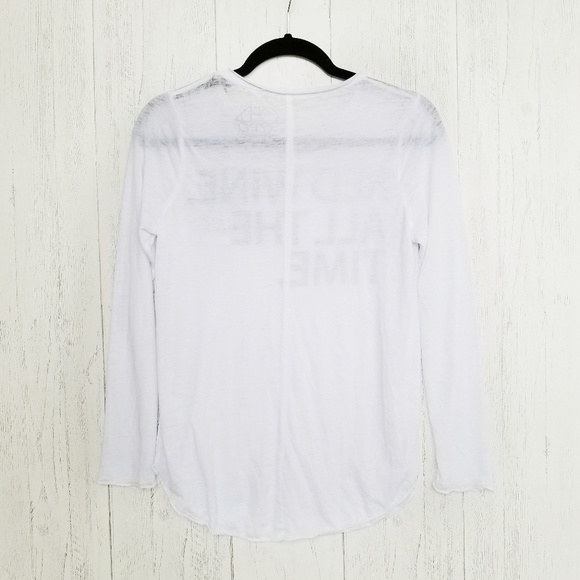 NWT Chaser Red Wine Time Long Sleeve Top Sz Small - Picture 7 of 8